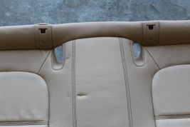 2017 JAGUAR XE SEDAN REAR LEATHER BOTTOM SEAT ASSEMBLY X2467 image 4