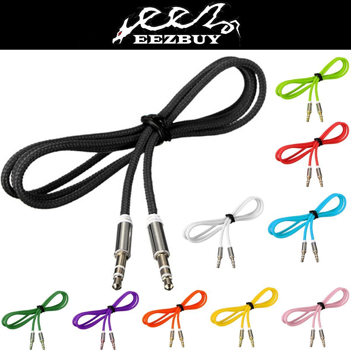 3.5mm Jack Male to Male Car Aux Auxiliary Cord Stereo Audio Cable for Ph... - $3.95+