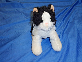 Ganz Webkinz black and white plush cat  HSO16   - £7.77 GBP
