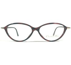 Christian Dior 2963 30 Eyeglasses Frames Black Red Tortoise Round 55-13-130 - $93.49