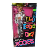 Vintage 1986 Barbie And The Rockers Hot Rockin&#39; Fun Ken Doll Mattel # 3131 New - £52.39 GBP