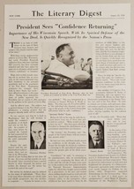 1934 Magazine Photo FDR President Franklin Delano Roosevelt Fort Peck,Montana - £9.18 GBP
