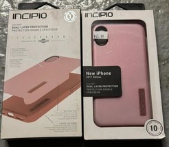 Incipio Dual Pro Two Layer Protection Pink Phone Case for Apple iPhone X - £6.78 GBP