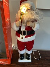 Telco Motion-ettes Animatronic Santa Claus Christmas Lighted Works Vintage 80s - £23.29 GBP