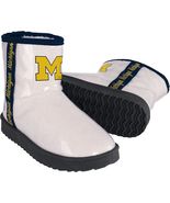 NEW Womens Girls NCAA Michigan Wolverines Team Logo Sherpa Lined Rain Bo... - $22.50