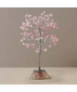 Rose Quartz Gemstone Tree With Organite Base - £20.44 GBP