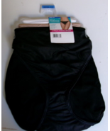 3 Radiant Vanity Fair String Bikini Style WHI/BGE/BL Size 10 Black beige... - $18.76