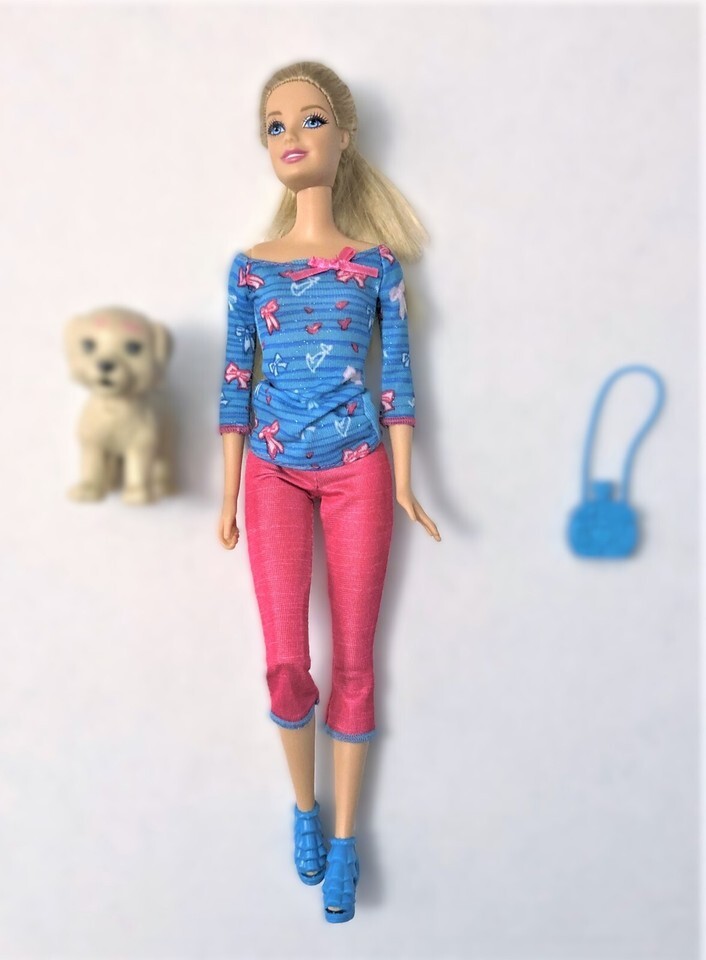 Mattel Barbie Doll 2013 Potty Training Taffy Doll With Different Dog - $9.95