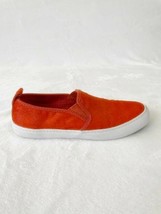 C. Wonder Calf Hair Leather Fashion Sneakers Orange Athletic Shoes size 7.5 - £26.12 GBP