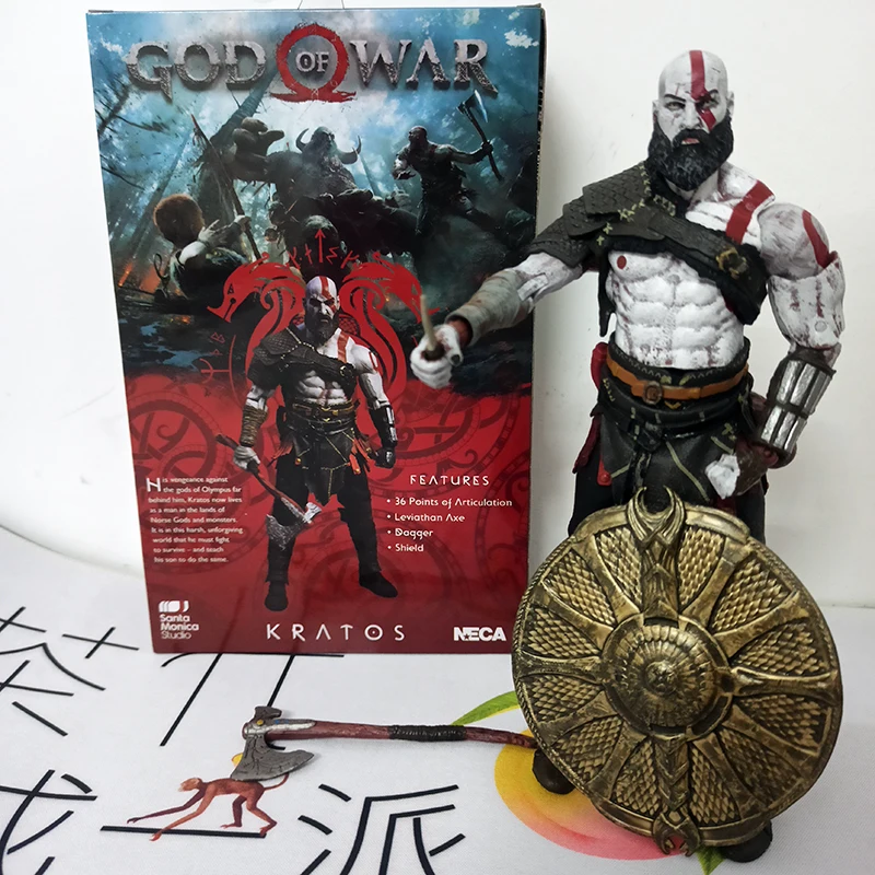 NECA God of War Figure Classic Game PS4 Kratos Action Figures Toys Collectable - £26.10 GBP+