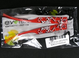 Temple Arm Leg Replacement Parts Evolun France A1-O C-01 Red /Black /Whi... - $66.32