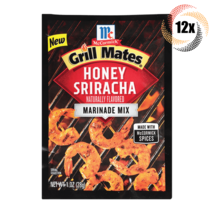 Full Box 12x Packets McCormick Grill Mates Honey Sriracha Marinade Mix | 1oz - £28.93 GBP