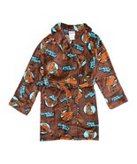 Scooby-Doo Boy&#39;s Brown Print Soft Minky Fleece Bathrobe, Robe - €25,95 EUR