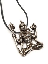 Indian God Shiva the Destroyer of Evil  Pendant Cord Necklace - £10.29 GBP