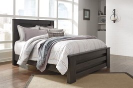 Brinxton - Charcoal - Queen Panel Rails - $1,218.55 MXN