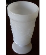 Vintage White Milk Glass Footed Iced Tea – GRAPES - VGC - Big Top Crysta... - $27.15 CAD