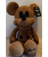 Disney X AE Mickey Mouse 12&quot; American Eagle Special Edition Brown Fleece... - $10.90