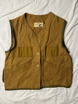 VTG Saftbak Hunting Clothes Vest Youth No Size Tag Brown Altoona Pennsyl... - $460.38 MXN