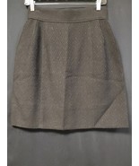 Dolce &amp; Gabbana Wool And Cotton Black Geometric Print A-Line Skirt Sz 42 - $3,131.92 MXN