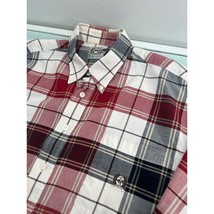 Cinch Men Shirt Button Up Textured Western Long Sleeve Plaid Pocket Large L - £19.39 GBP