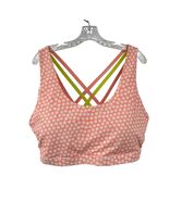 Fabletics Sports Bra Womens 3X Pink Daisy Floral Crisscross Back Workout... - $258.26 MXN