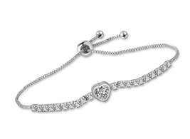 Tennis Bracelet, 18K Gold Plated AAAAA+ Cubic Zirconia for - $44.03
