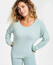 Womens Pajama Lounge Top Dusty Jade Color Size Large JENNI $39 - NWT - $8.99