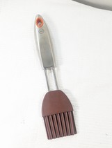 Southern Living Mario Batali Silicone Basting Brush brown Stainless Stee... - £19.69 GBP