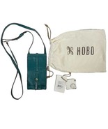 Hobo Vintage Hide Token Phone Card Wallet Crossbody Bluegrass Leather - $51.60 CAD