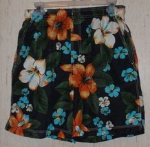 EXCELLENT MENS CARIBBEAN JOE HAWAIIAN FLORAL PRINT SWIM TRUNKS   SIZE S - $18.65