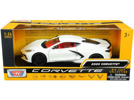 2020 Chevrolet Corvette C8 Stingray White with Red Interior &quot;History of Corve... - £29.73 GBP