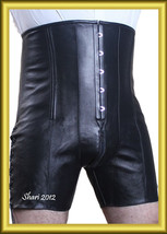New Men Corset shorts High Quality  NAPPA Leather - £77.77 GBP