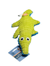 GKC Squeaky Velvet Alligator Interactive Plush Dog Toy 12 Inches - £11.37 GBP