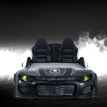 Champion Twin Race Car Bed With Led Lights, Sound Fx - £1,118.09 GBP