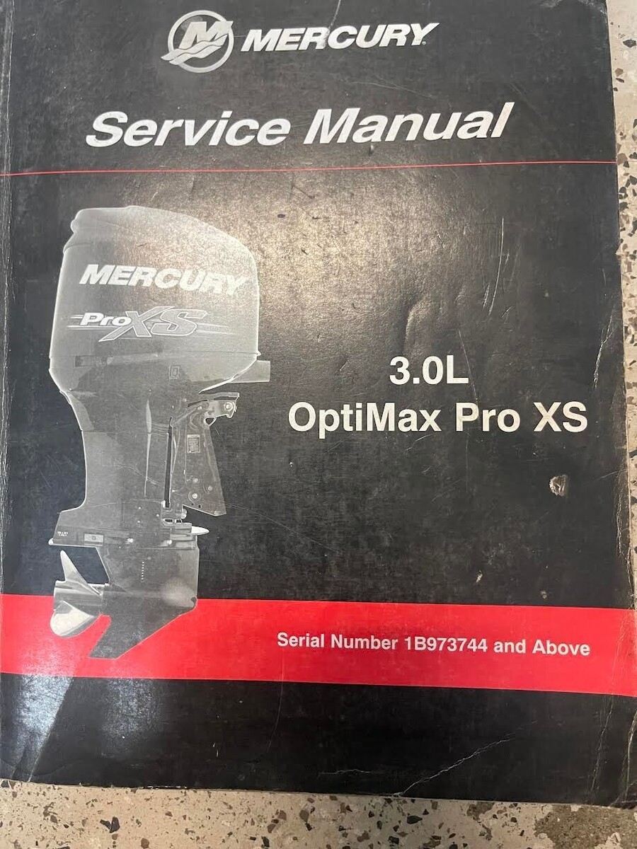 Mercury Servizio Manuale 30L Optimax Pro XS Negozio 908M0071433 2013