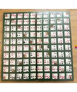 Vintage One Eyed Jack Sequence Playing Card Board Handmade 24x24 Game Playing - $98.99