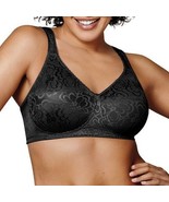 Playtex 4745 18 Hour Ultimate Lift &amp; Support Wireless Bra Black 42DD Wom... - $13.86