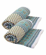 India Jaipuri Print Cotton Single Bed Razai Quilts Blankets for Home, co... - $2,015.10 MXN