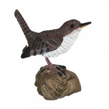 Wren Bird Resin Table Piece Figurine Songbird Essentials Fisher Carvers - $19.79