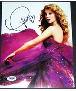 SUPER SALE! Taylor Swift 2010 Speak Now Signed Autographed Photo PSA COA! - £788.90 GBP