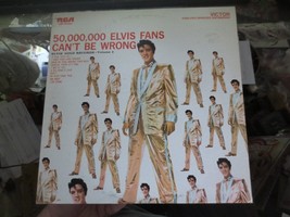 Elvis Presley 50,000,000 Fans Can&#39;t Be Wrong&quot;  LSP-2075(e) 1968 Orange Label - £7.43 GBP