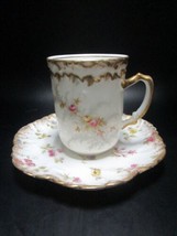 J Mc D &amp; S Co Mintons coffee cup and Points saucer antique [20F] - $34.65