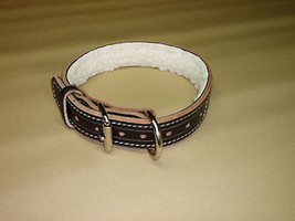 1 1/2 Padded Dog Training Working Collar Police K9 Schutzhund Custom Made Look - $26.59