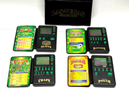 Electronic Handheld Games With Case Las Vegas Casino Corner 1994 - 4 games - $42.56