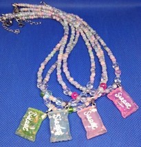 18.5&quot; Random Pick Iridescent Pastel Bead &quot;Sweet&quot; Pendant Necklace - £3.74 GBP