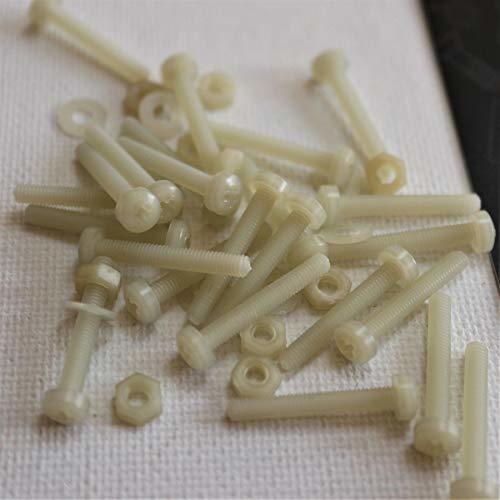 50 x Glass Filled Reinforced Super Nylon Pan Head, Crosshead Machine Scr... - $24.74