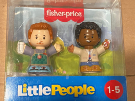 Fisher Price Little People 2 Pack Guys Barista and Manager  *NEW* x1 - $13.99