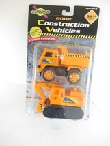 VINTAGE SUNOCO 2002 CONSTRUCTION VEHICLES (2)- FRICTION POWERED-NEW - SH - $3.67