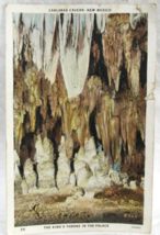 Leck Studio Postcard #59 King&#39;s Throne in the Palace Carlsbad Cavern New... - £2.35 GBP