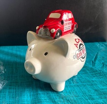 Prinz Novelty Piggy Bank New Car-Car Repair Collectible Ceramic Bank # 6... - $22.14